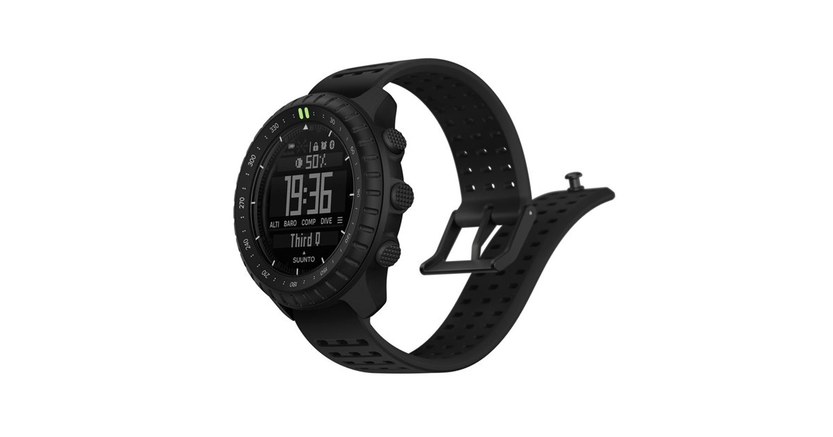 SUUNTO アウトドアウォッチ 本体 ブラック スント、視認性・耐久性を高め19年ぶりに進化したアウトドアウォッチ