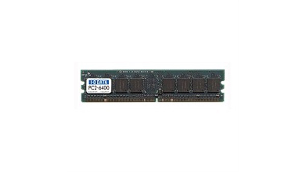アイ・オー、DDR2-800MHzメモリの2GBモデルを発売 - 価格.com