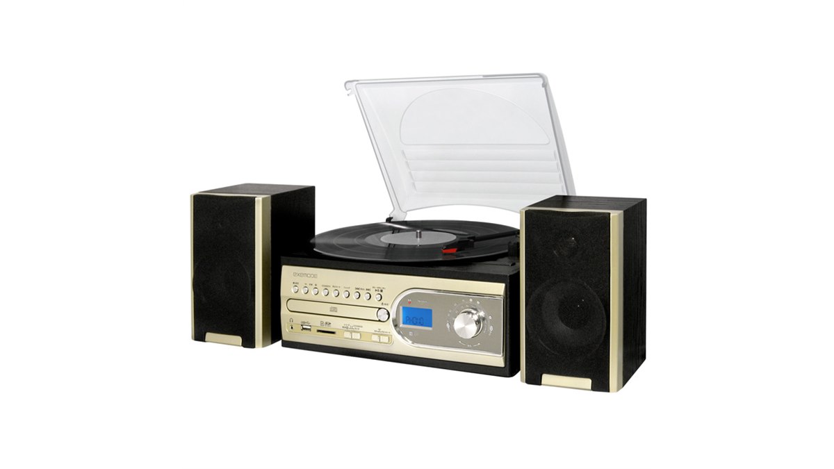 エグゼモード、レコード搭載ミニコンポ「ER-250」 - 価格.com