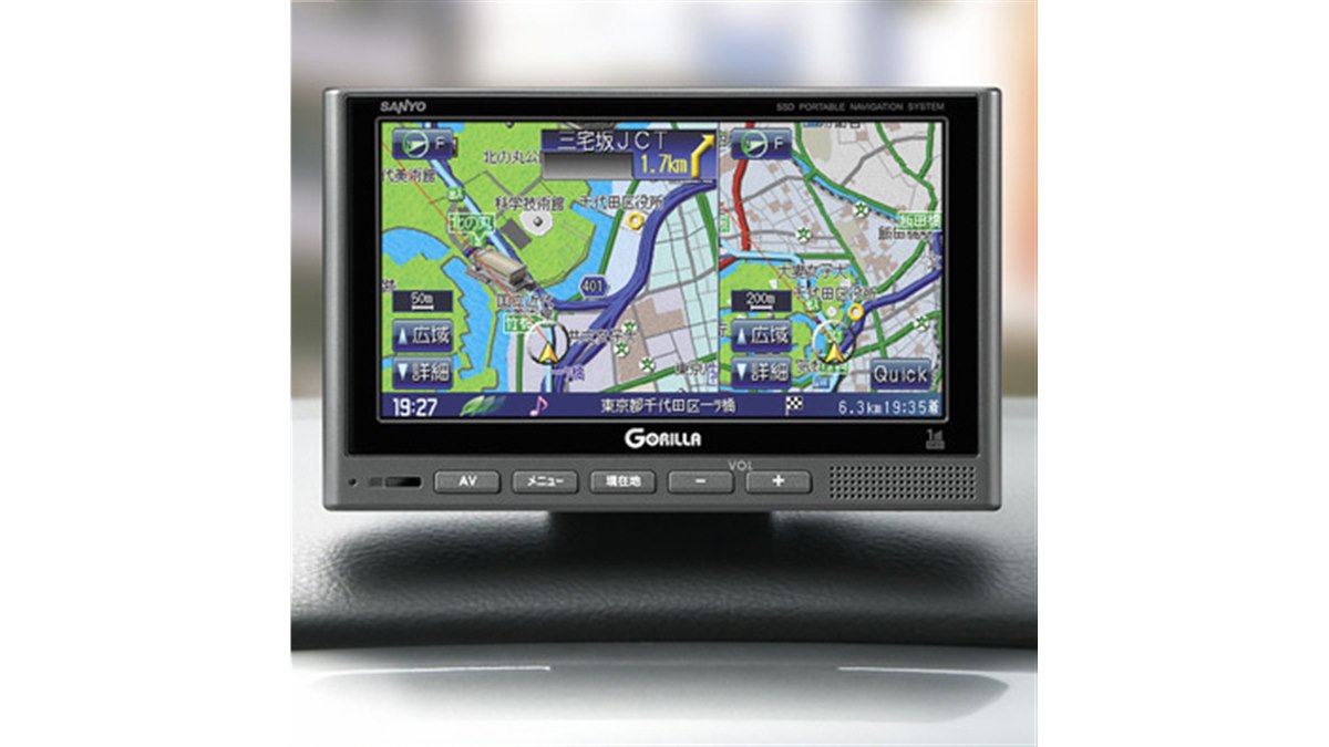SANYO ゴリラ NV-SD760FT 7インチ フルセグ ポータブル ナビ