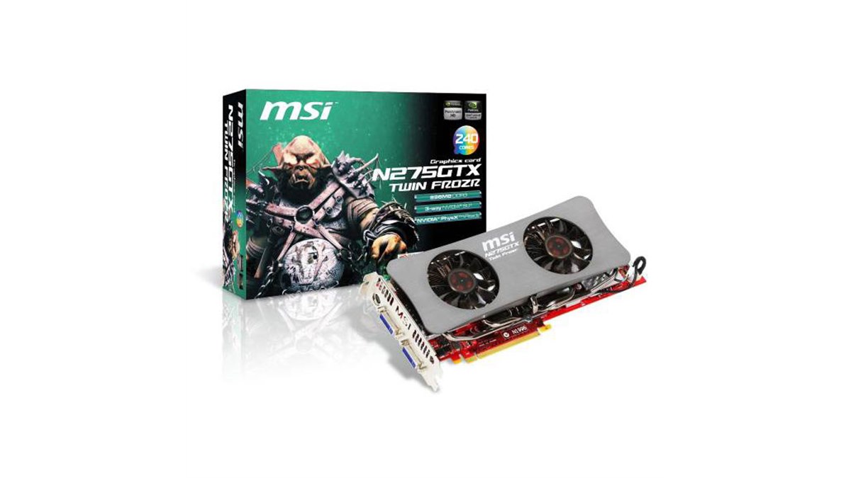 MSI、OC仕様のVGA「N275GTX Twin Frozr」 - 価格.com