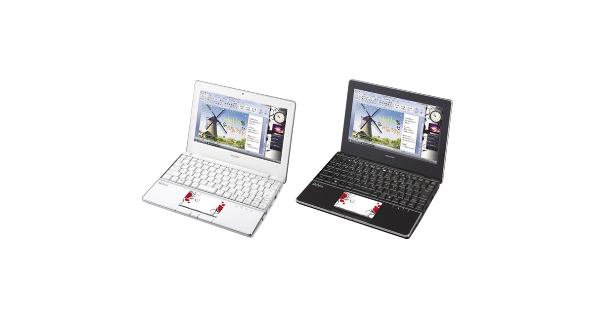シャープ、NetBook「メビウス」Office搭載モデル - 価格.com
