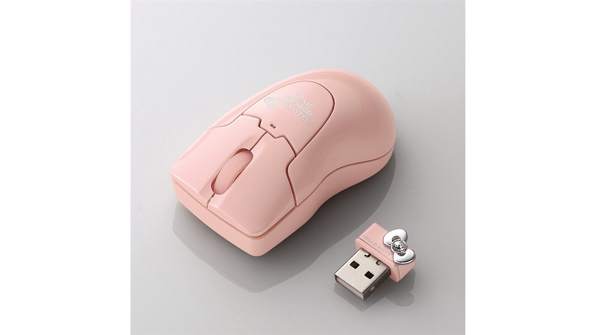 エレコム、ハローキティとコラボした無線マウス - 価格.com