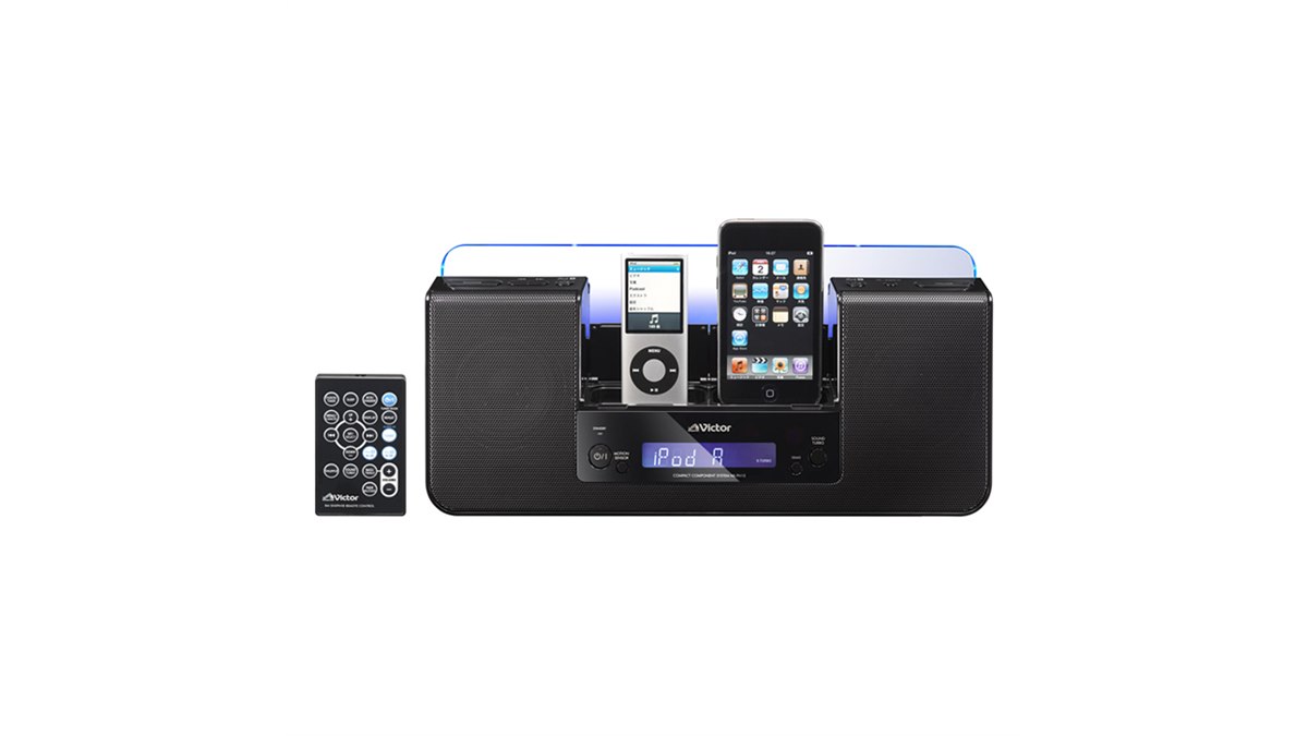 ビクター、「ツインドック」搭載iPod対応コンポ - 価格.com