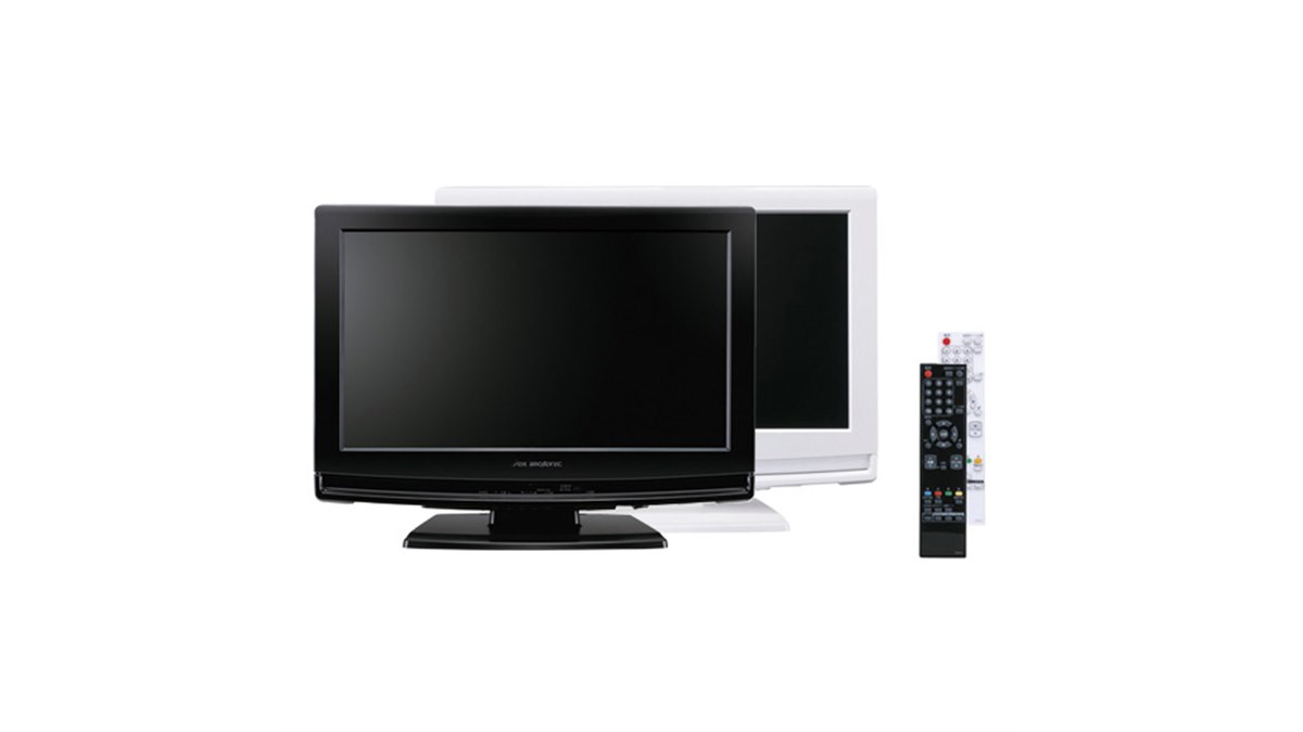 19型テレビ DX 19型テレビ DX DXアンテナ、地デジチューナ内蔵の19型液晶テレビ