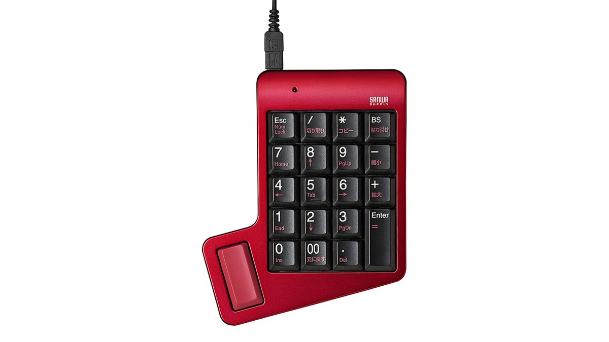 サンワ、コピーができる拡張キー搭載USBテンキー - 価格.com