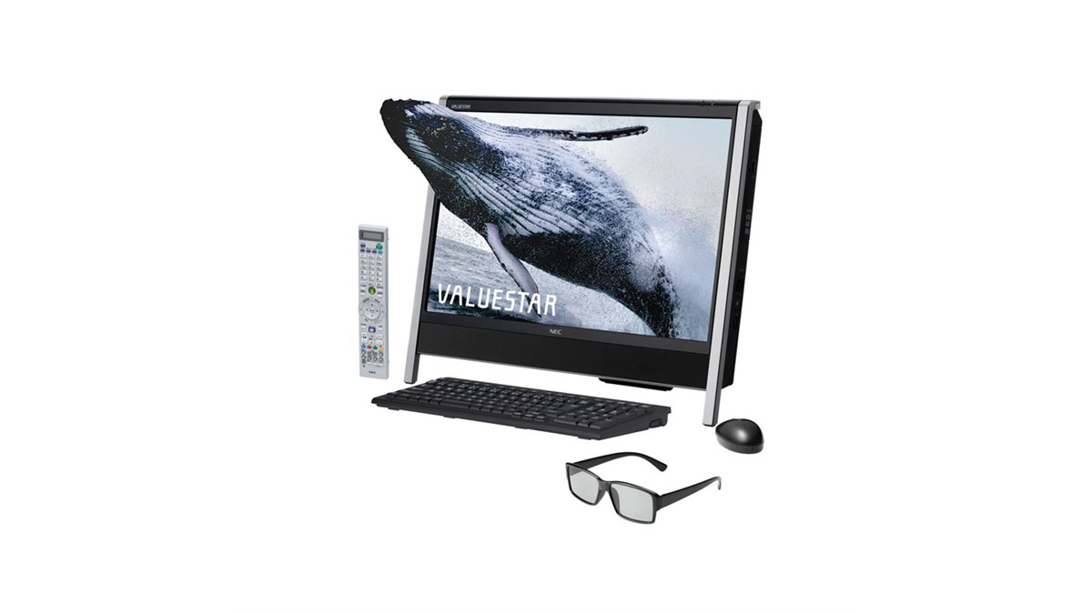 NEC VALUESTAR PC-VN790BSデスクトップTV一体型パソコン NEC、3D表示に対応した20型液晶一体型ボードPC - 価格.com