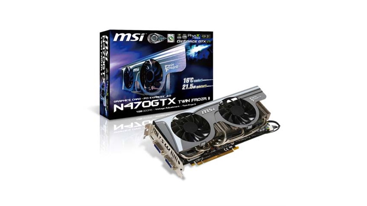 MSI、Twin Frozr II採用GTX470搭載のVGAカード - 価格.com