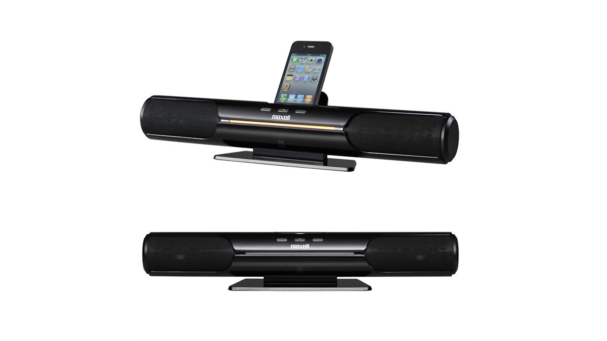iPod スピーカーセット マクセル、iPod/iPhone対応の円筒形スピーカー - 価格.com