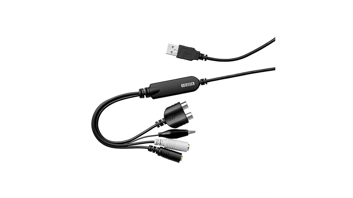 USB接続オーディオキャプチャー AD-USB2 アイ・オー、レコード対応