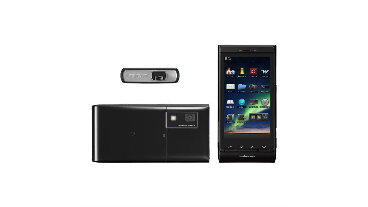 ドコモ、プロジェクター内蔵「SH-06C」2月4日発売 - 価格.com