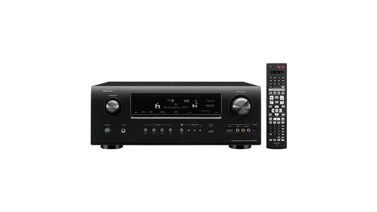 Denon AVR-1713 5.1-channel home theater receiver with Apple