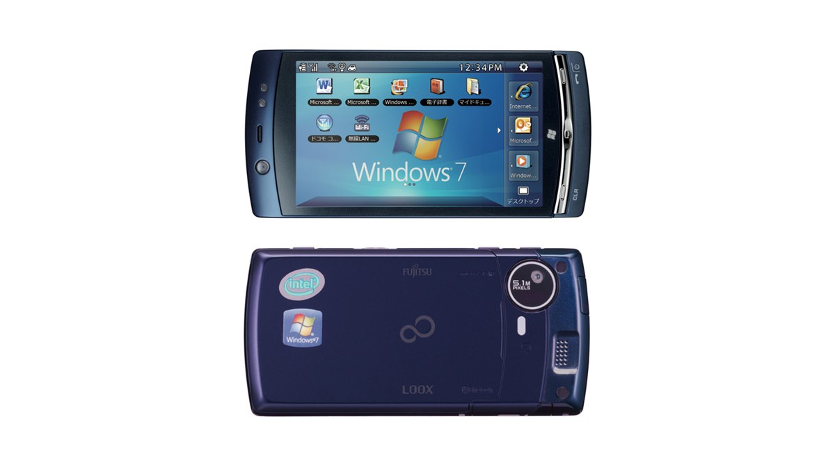 NTT docomo D-07C スライド式キーボード搭載　WIN７搭載 NTT docomo D-07C スライド式キーボード搭載 WIN7搭載