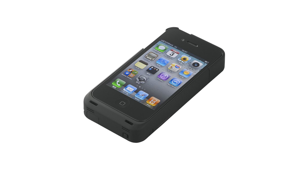 iPhoneアクセサリー iBUFFALO BSIP13PCTHBK バッファローコクヨ、iPhone 4用バッテリーケース - 価格.com