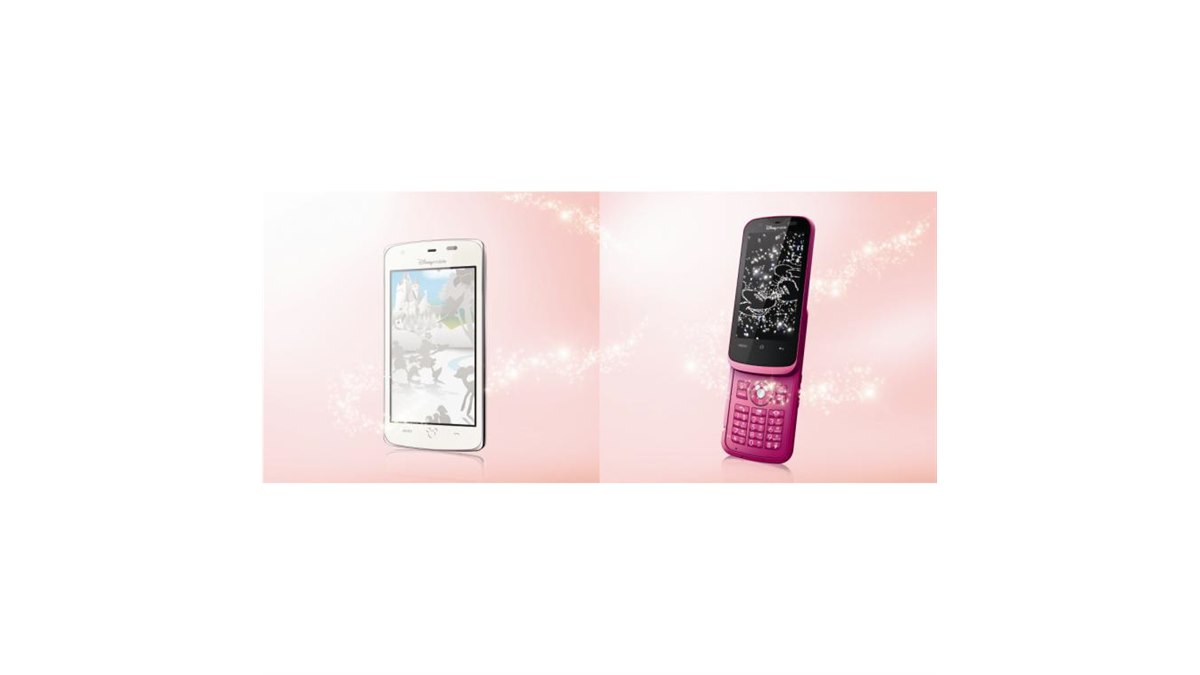 ディズニー、スライド搭載モデルなどAndroidスマートフォン2機種