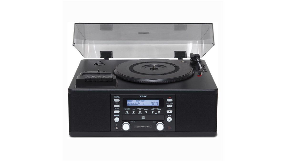 TEAC　ティアックレコードプレーヤー　ターンテーブル/カセット付きCDプレーヤー avac_lpr520
