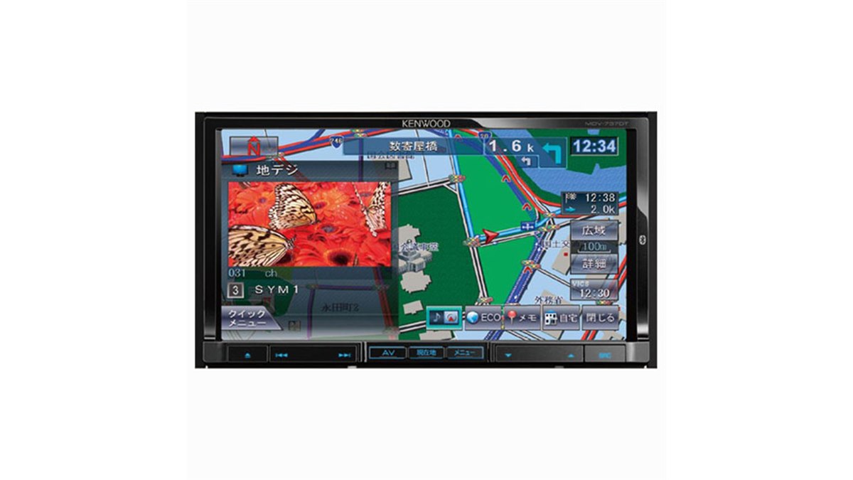 KENWOOD MDV-737DT こまかい カーナビ ナビゲーション ケンウッド