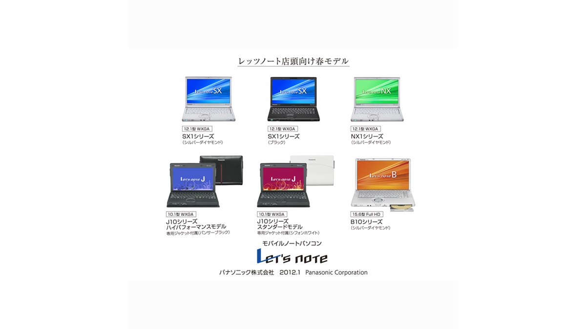 パナソニック、薄型の新シリーズを追加したLet'snote春モデル - 価格.com