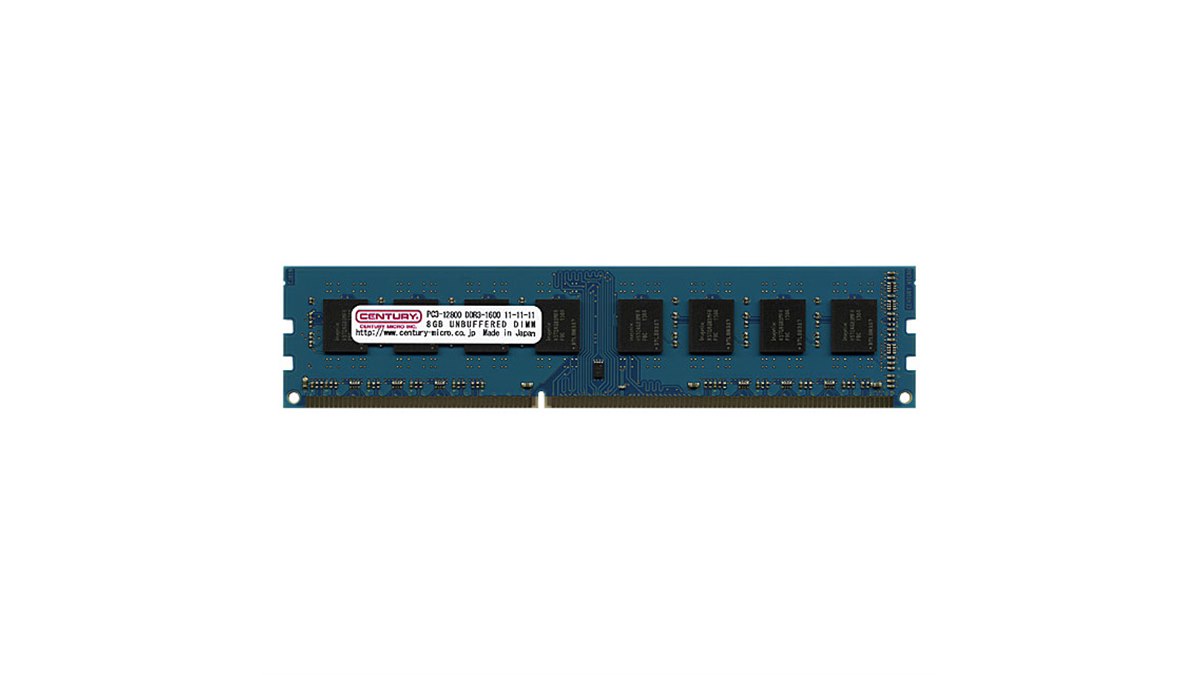 センチュリーマイクロ PC3-8500/DDR3-1066 4GB 240pin unbuffered DIMM ECC付き 日本製 CD4G-D3UE1066 wyw801m A-Tech 4GB DDR3 1066MHz PC3-8500 Desktop RAM Module | Non
