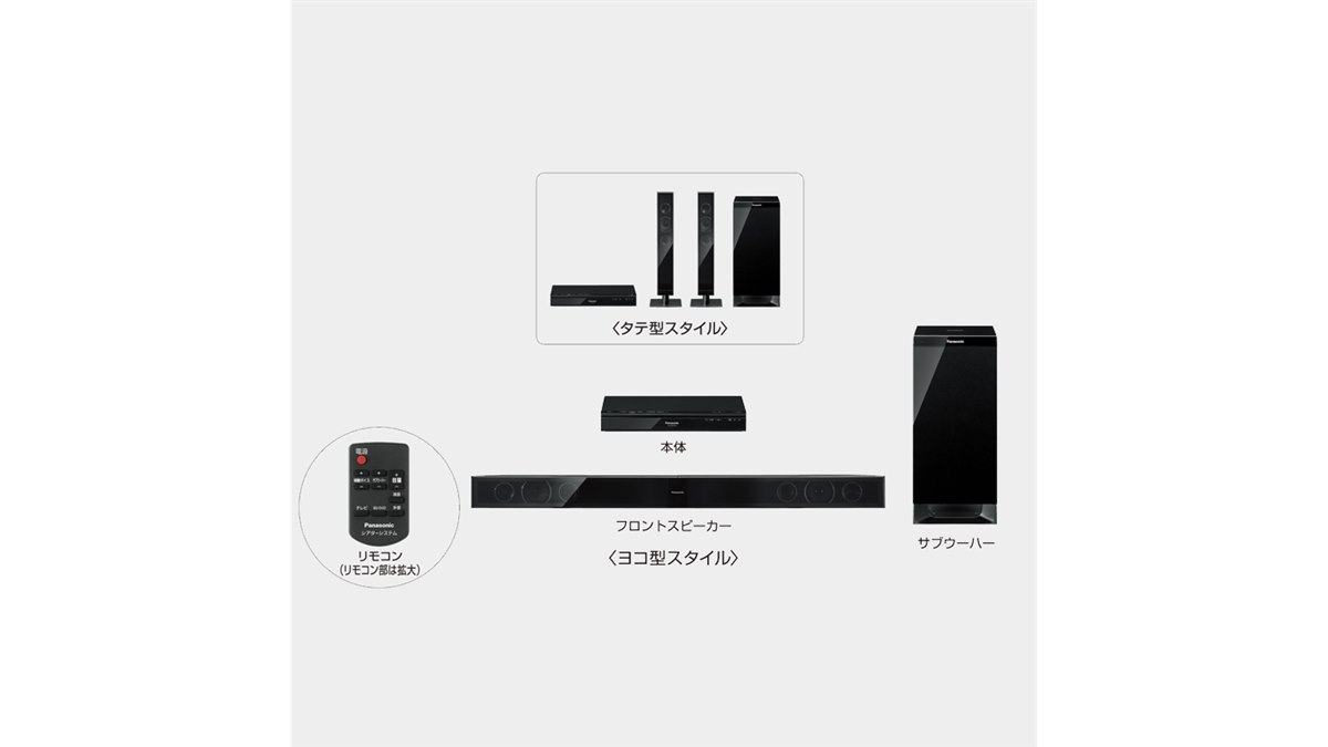 パナソニック、シアターバーとラックシアターの新モデル - 価格.com