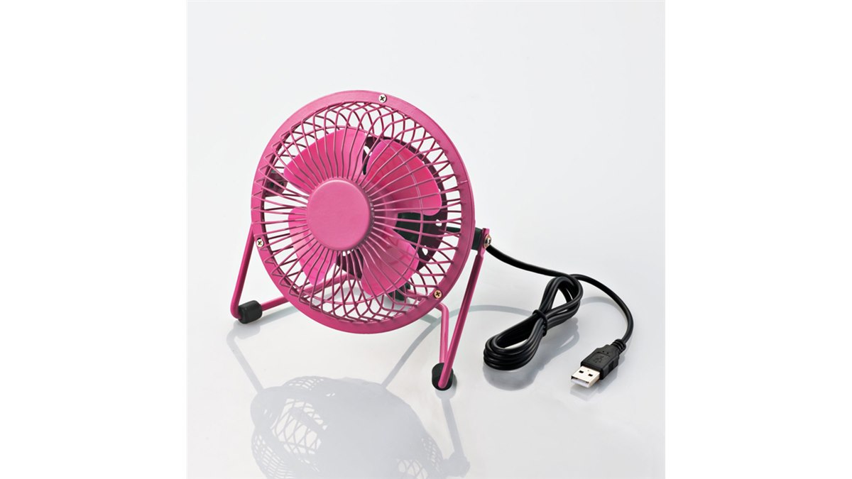 2個 USB扇風機 (コンパクトタイプ) 新品 エレコム 耐難い FAN-U181WH