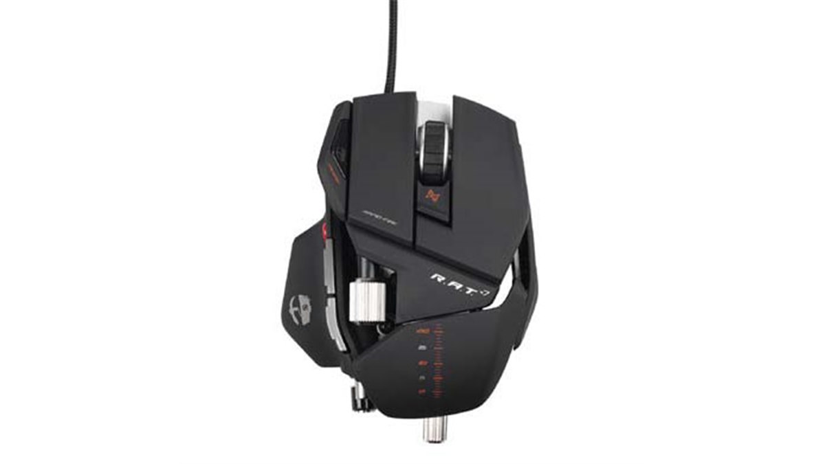 マッドキャッツ、ゲーミングマウス「Cyborg R.A.T. 7」に6400dpiモデル