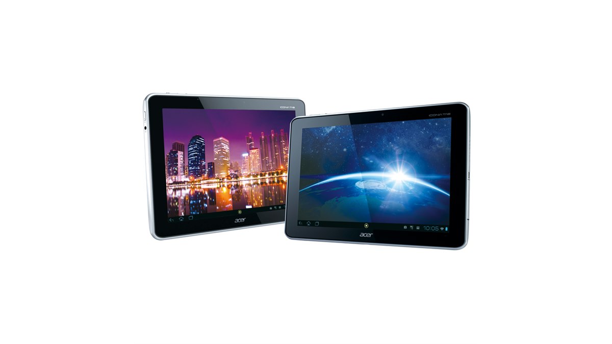 Acer、1920×1200ドット表示対応10.1型Androidタブレット端末