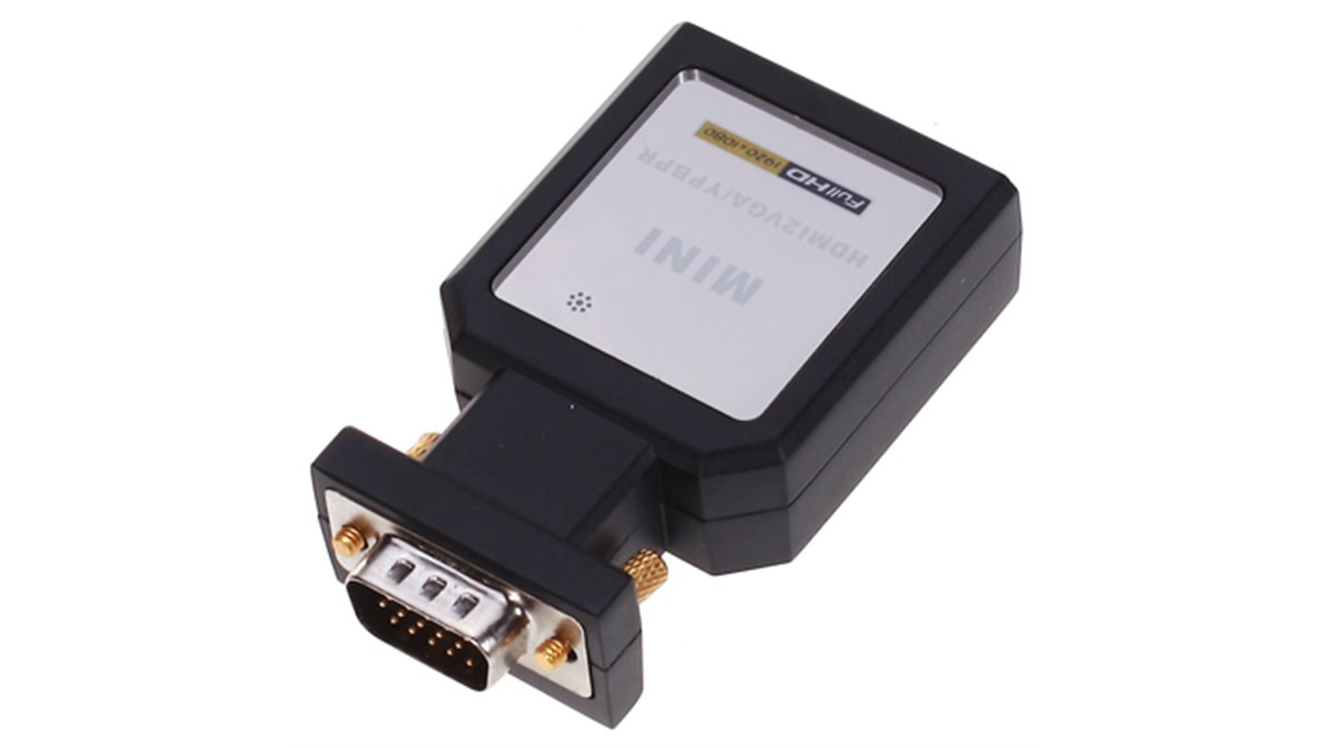 テック、HDMI入力の映像をVGA/コンポーネントに変換するコンバーター