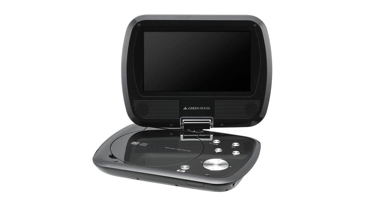 グリーンハウス ポータブルDVDプレーヤー TV GH-PDV14BTG-BK グリーンハウス ポータブルDVDプレーヤー TV GH-PDV14BTG-BK