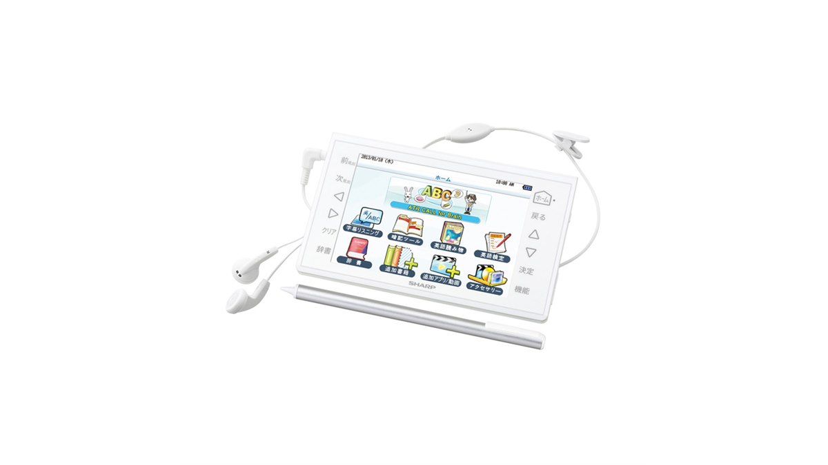 シャープ、タッチペン操作の「英語入門Brain PW-GX300」 - 価格.com
