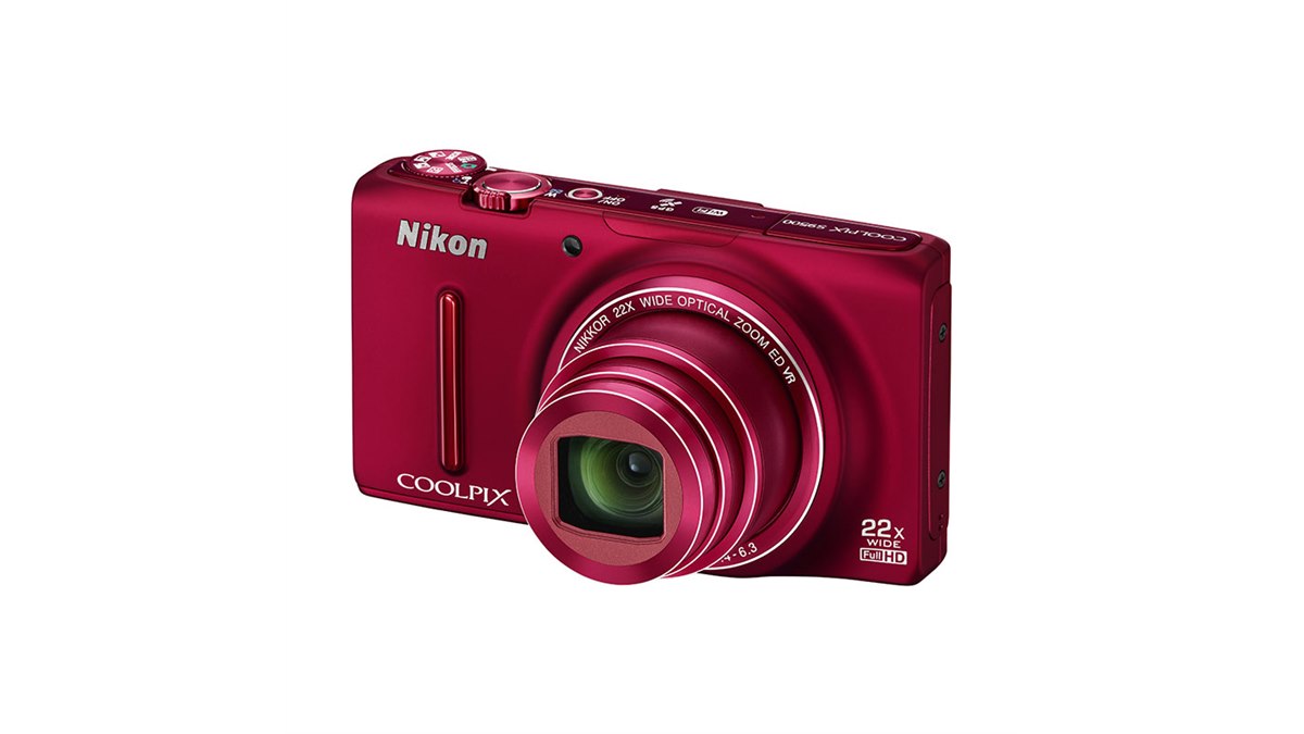 実写美⭕️【動作確認済】Nikon COOLPIX Style S9500 RED Mint] Nikon CoolPix S9500 Red 18.1MP 22x Zoom digital camera