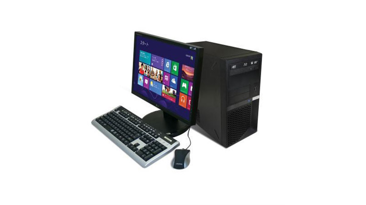 出品しているデスクトップPCの参考用の写真 性能の高さを重視するならデスクトップPC、パーツ選びや機能拡張で自分