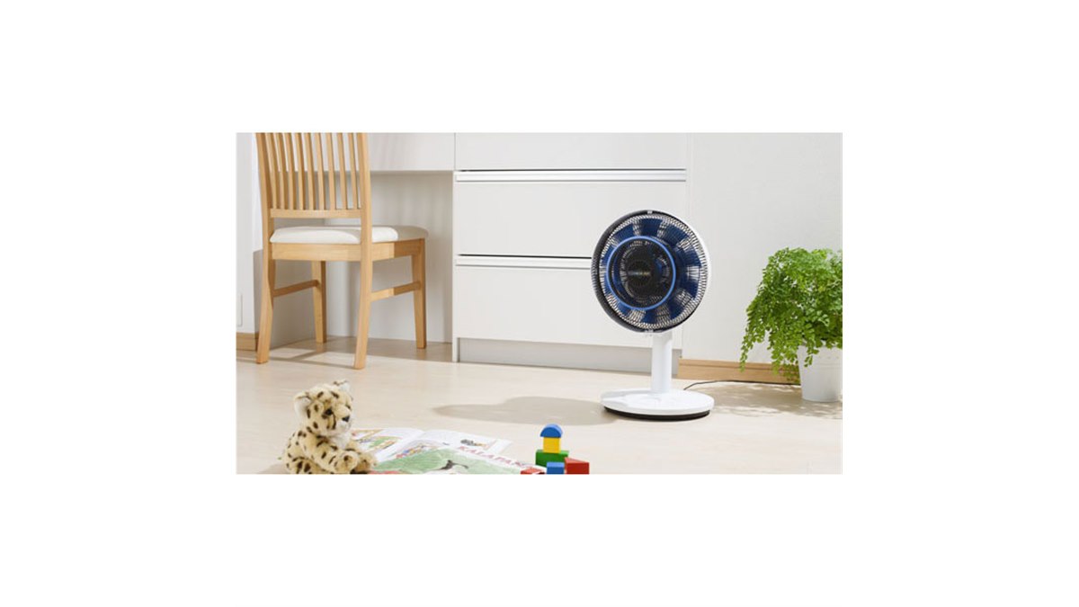 ツインバード、直進風を起こす1台2役の扇風機「コアンダエア jr