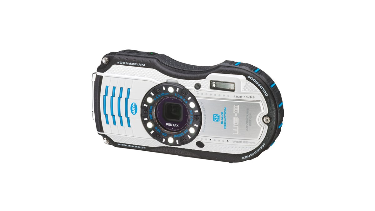 ペンタックス デジタルカメラ PENTAX WG-3 [ホワイト・ブルー] ペンタックス、タフネスコンデジ「PENTAX WG-3」に「ホワイト