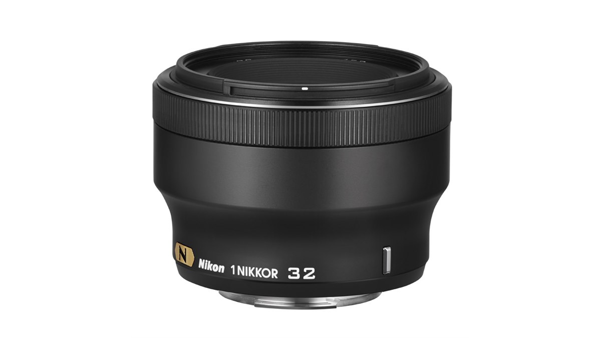 ★美品★単焦点レンズ Nikon 1 NIKKOR 32mm F1.2 ブラック 大口径単焦点レンズ「ニコン 1 NIKKOR 32mm f/1.2」はNikon 1 用