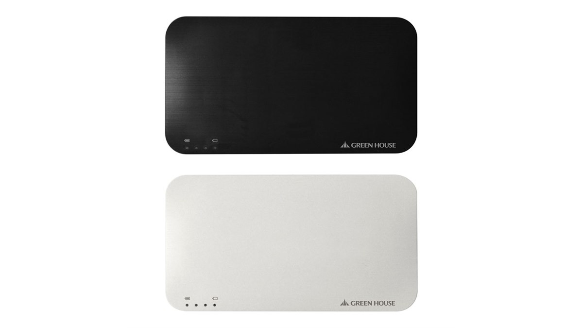 グリーンハウス、ソーラーパネル付きモバイルバッテリー - 価格.com
