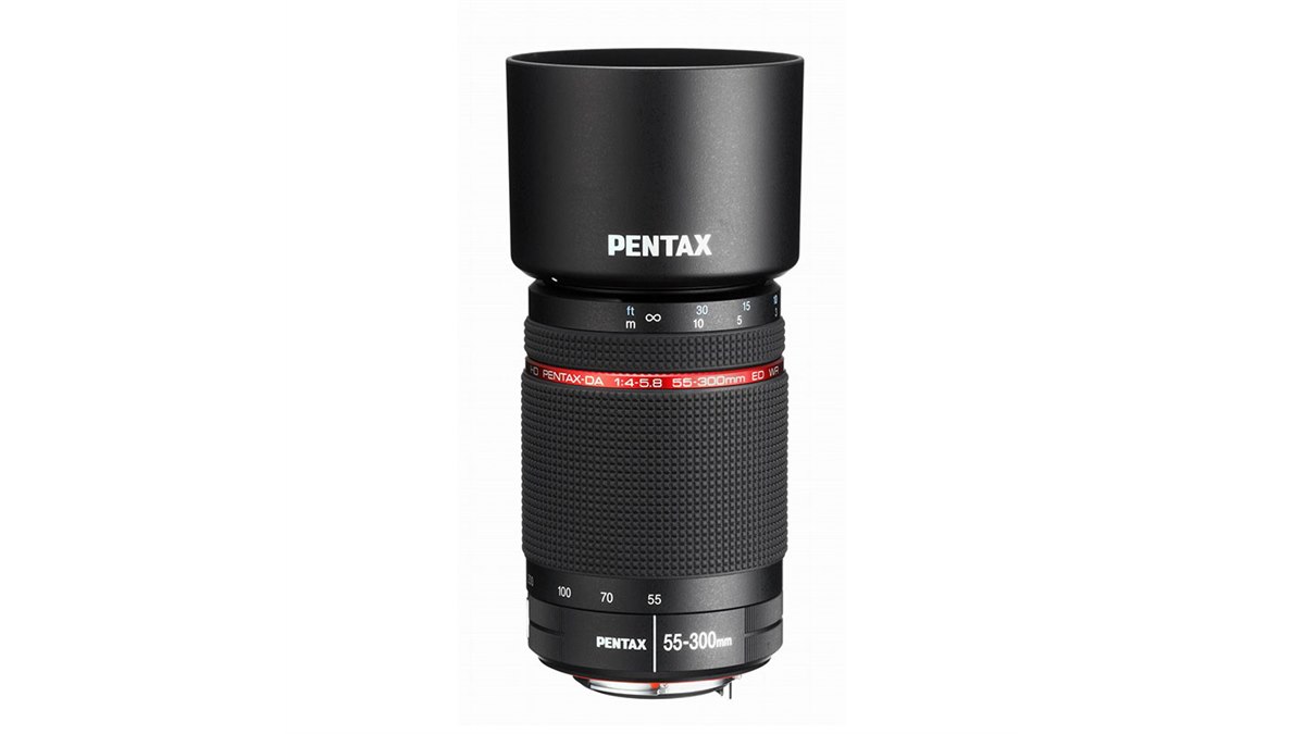 リコー、防滴対応の高倍率レンズ「HD PENTAX-DA 55-300mmF4-5.8ED WR