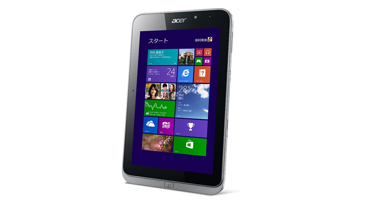 エイサー、4万円台のOffice付き8型Windowsタブレット「Iconia W4-820