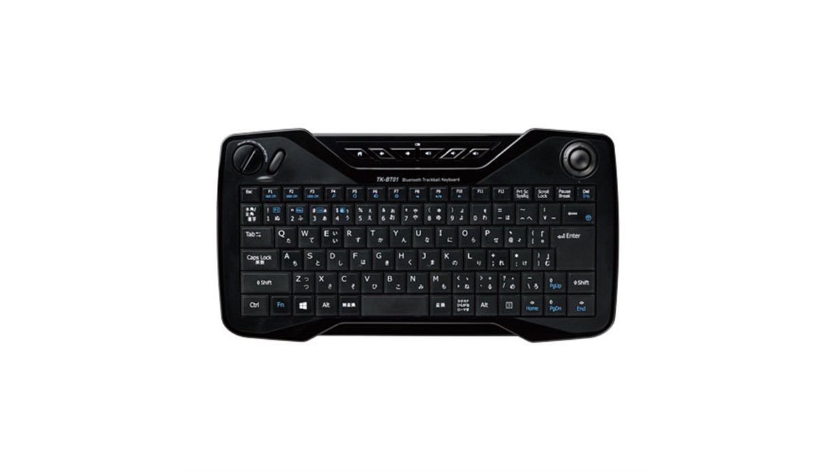 ミヨシ、光学式トラックボール搭載のBluetooth対応キーボード - 価格.com