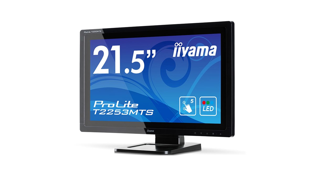 iiyama、硬化ガラスを採用したタッチ対応の21.5型ワイド液晶
