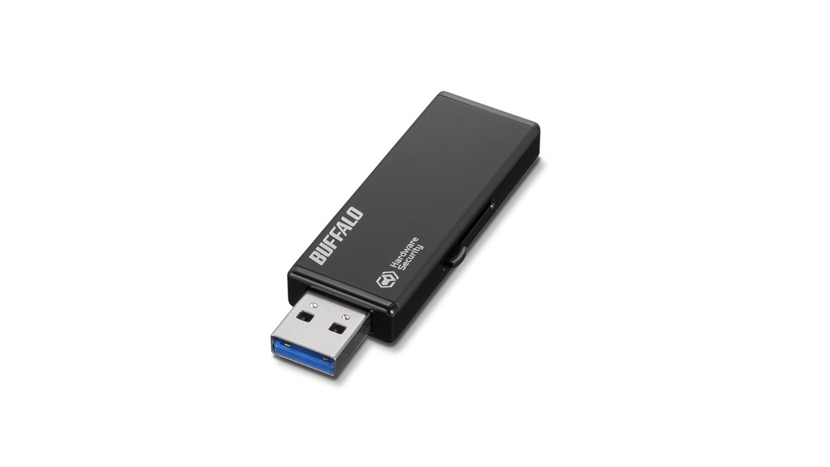 BUFFALO ハードウェア暗号化機能搭載 管理ツール対応 USB3.0 セキュリティ (中古品) バッファロー ハードウェア暗号化機能 USB3.0 セキュリティー