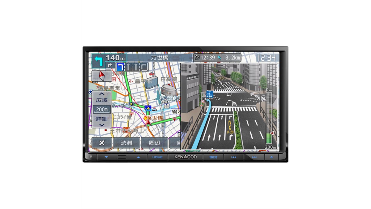 ケンウッド、スマホ操作に対応した「彩速ナビ」エントリーモデル