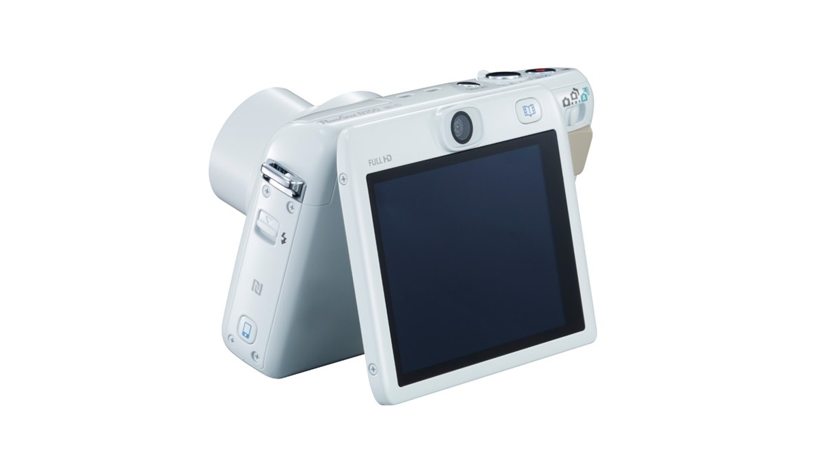 Canon コンパクトデジタルカメラ N100 ホワイト Amazon.com : Canon PowerShot N100 HS 12.1MP Digital Camera - Wi-Fi