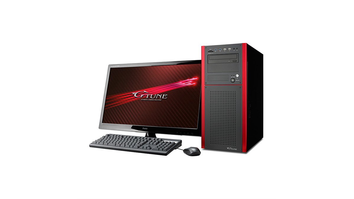 ゲーミングデスクトップPC オーバークロック済み G-Tune、CPUとGPUをボタン1つでオーバークロックできるデスクトップPC