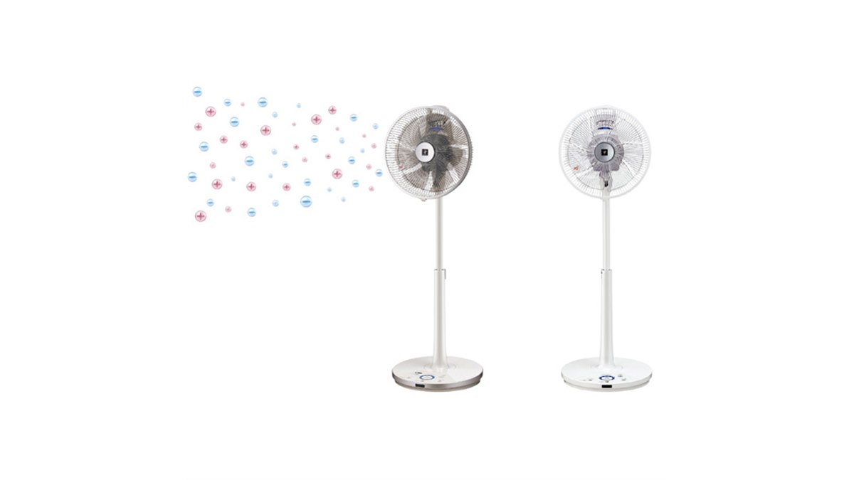 【苫小牧バナナ】動作品 SHARP/シャープ PJ-D2DS プラズマクラスター 扇風機 2014年製 スリムイオンファン ブラウン♪ PJ-F2DS-T リビング扇風機 3Dファン ブラウン系 [DCモーター搭載