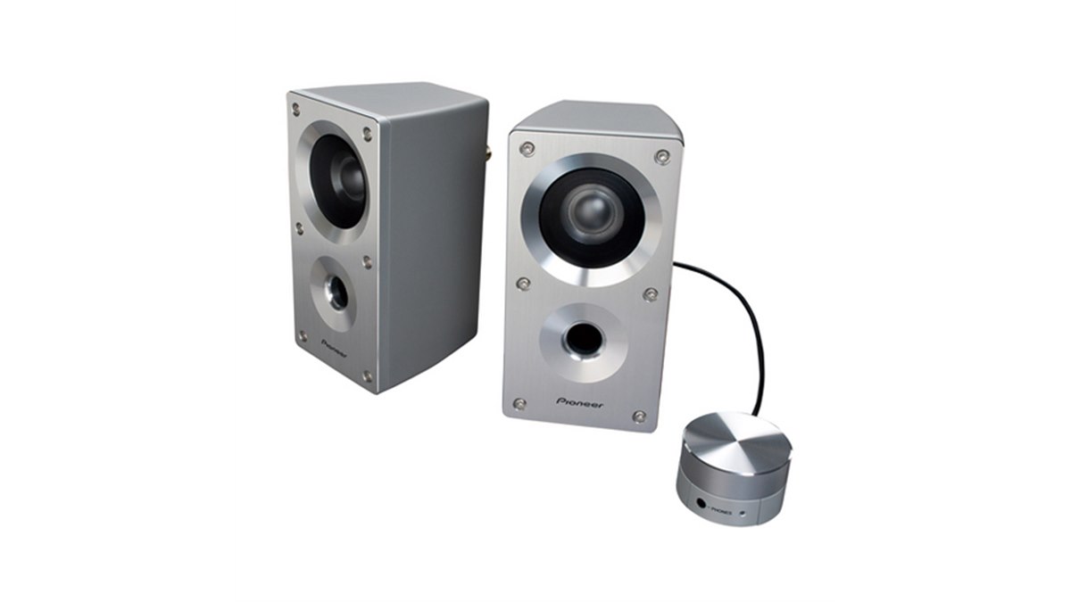 Pioneer デスクトップスピーカー ISS-C270A-S パイオニア、小音量でも