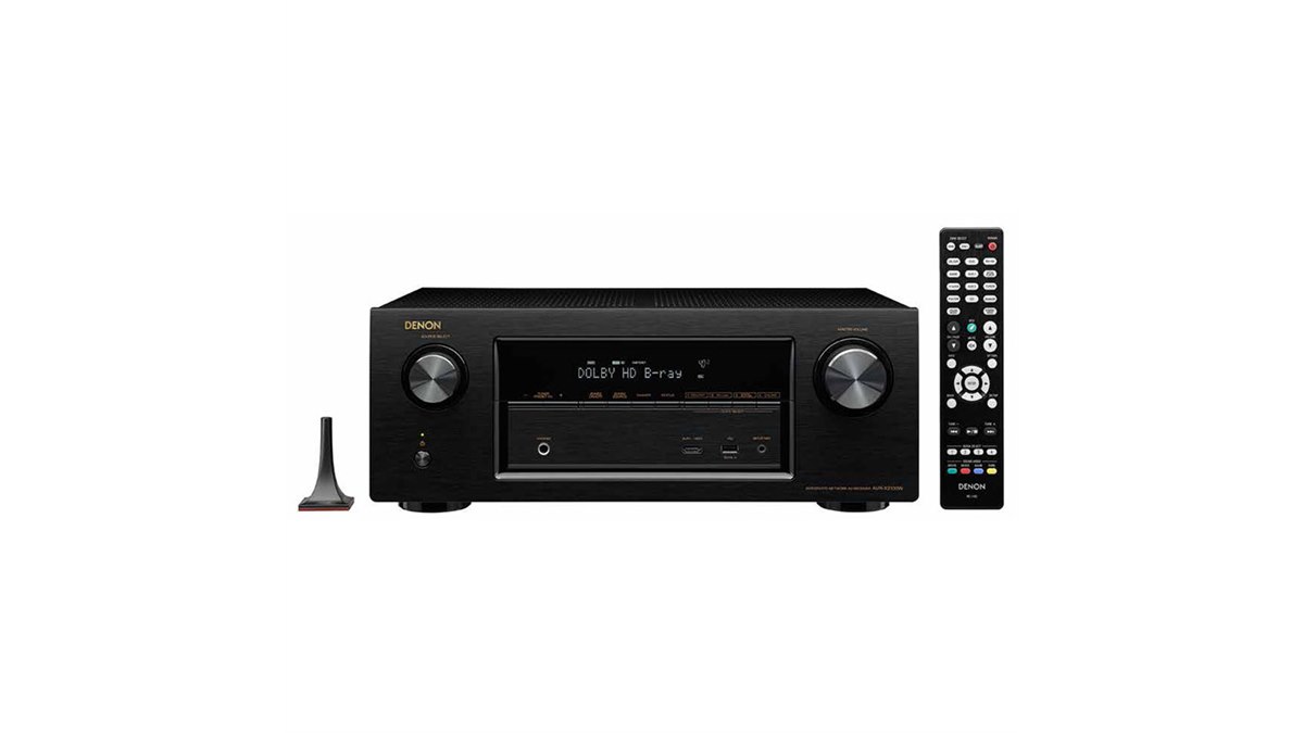 〚美品〛✦DENON AVアンプ AVR-X1100W リモコン付✦ AVR-X1100W - 7.2 Ch. 80W 4K AV Receiver with Wi-Fi