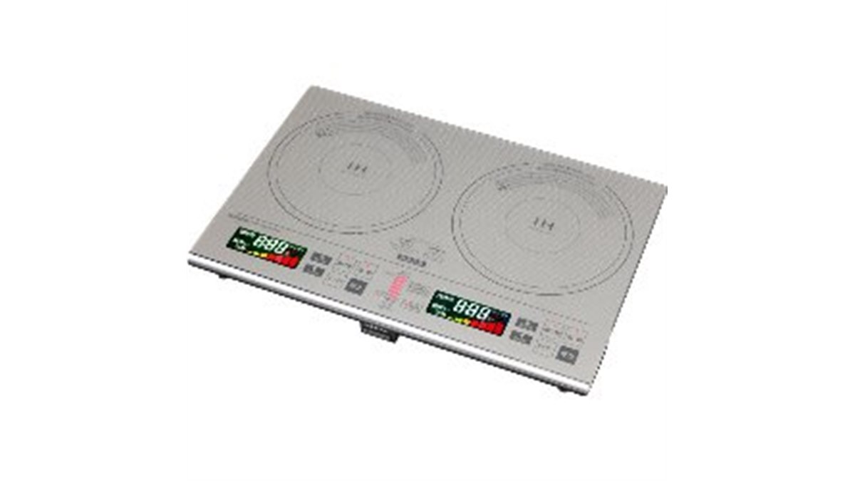 YAMAZEN、2口タイプで100Vに対応した1400WのIH調理器 - 価格.com