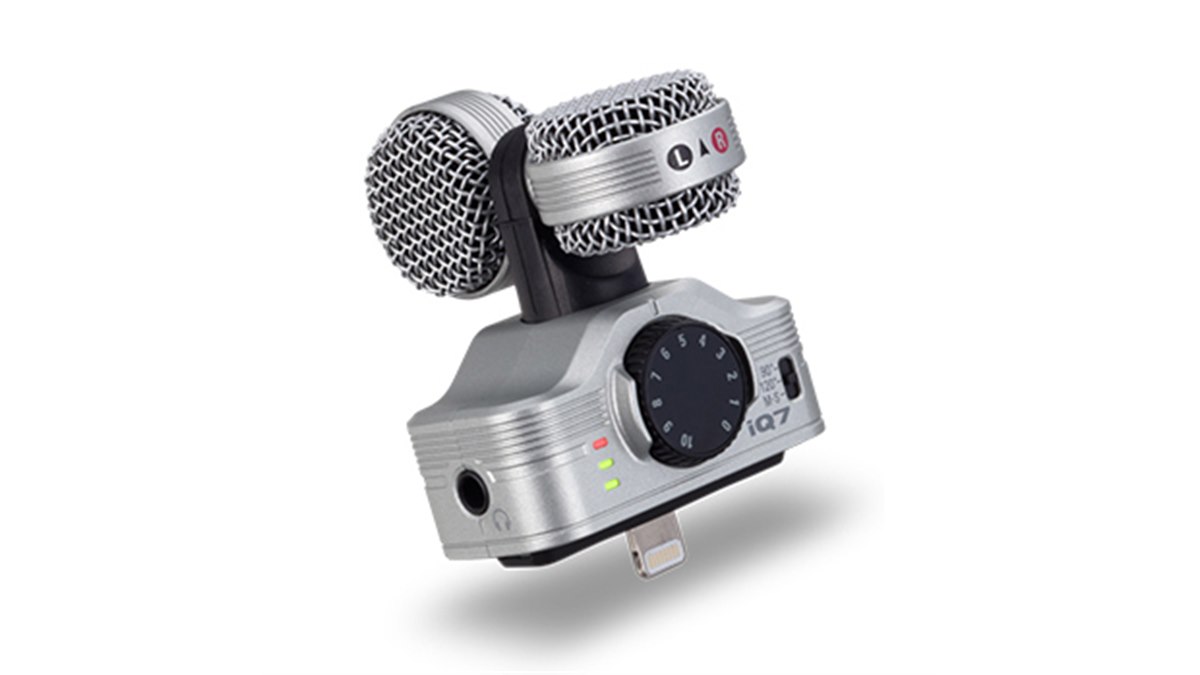 [美品] ZOOM ズーム iQ7 MSステレオマイク Lightning用 iQ7 Mid-Side Stereo Microphone for iOS | ZOOM