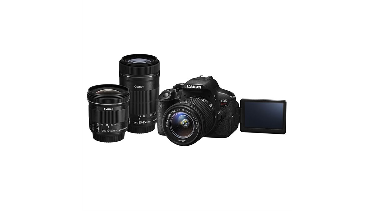 7月21日限定【簡単自撮り】Canon EOS Kiss X7i レンズキット キヤノン、EOS Kiss X7iにトリプルズームキットを追加 - 価格.com